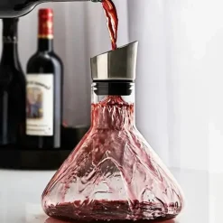 Iceberg Waterfall Quick Red Wine Decanter Hip Jug European Creative Crystal Glass Filter Wine Dispenser