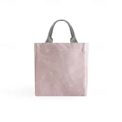 Imitation Hemp Insulated Lunch Bag – Portable Handheld Food Carrier for Students, Fresh-Keeping Picnic Tote