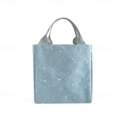 Imitation Hemp Insulated Lunch Bag – Portable Handheld Food Carrier for Students, Fresh-Keeping Picnic Tote