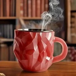 Imitation Mineral Crystal Coffee Mugs 2025 Colorful Resin Crystal - Elegant Christmas Gift for Home & Office, Ideal for Christmas