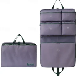 7-in-1 Clothing Organizer Set, Foldable Travel Storage Bags, Hanging Luggage Organizer, Underwear Dividers for Efficient Packing