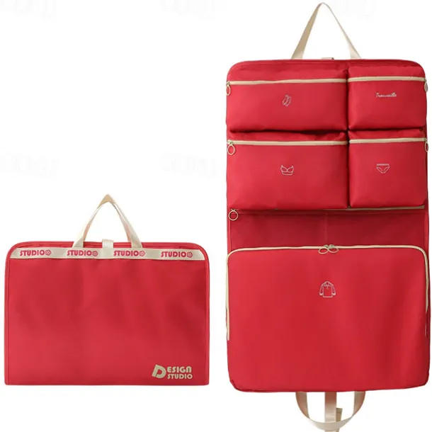 7-in-1 Clothing Organizer Set, Foldable Travel Storage Bags, Hanging Luggage Organizer, Underwear Dividers for Efficient Packing