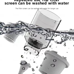 3-in-1 Handheld Vacuum Cleaner Battery, Wireless Mini Handheld Vacuum Cleaner, Portable Car Vacuum Cleaner Wet and Dry with Washable Filter, Powerful Handheld Vacuum Cleaner for Car, Office