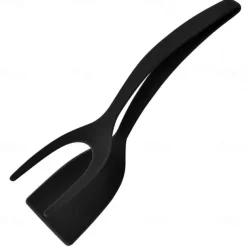 2-in-1 Multifunctional Kitchen Accessories Kitchen Gadget Sets Omelette Spatula Kitchen Silicone Spatula for Toast Pancake Egg Flip Tongs Cocina Kitchen Cooking Accessories