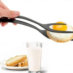2-in-1 Multifunctional Kitchen Accessories Kitchen Gadget Sets Omelette Spatula Kitchen Silicone Spatula for Toast Pancake Egg Flip Tongs Cocina Kitchen Cooking Accessories