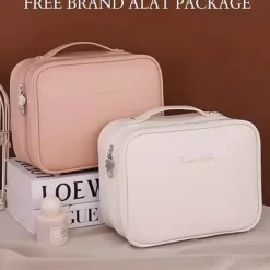 3-in-1 Multifunctional PU Cosmetic Bag, Large Capacity and Premium Portable Makeup Brush Organizer, Travel Makeup Case, Mother's Day Gift for Wome