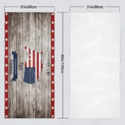 Independence Day Flag Beach Towel 100% Micro Fiber Oversized Soft and Quick-drying Bathroom Towel Super Absorbent Towel Lightweight Travel Towel Suitable for Outdoor Hiking Backpacking