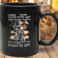 Independence Day Mug - Patriotic 4th of July Coffee Cup American Red White Blue USA Flag Design Perfect for Celebrating American