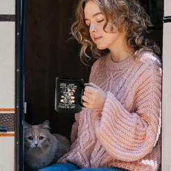 Independence Day Mug - Patriotic 4th of July Coffee Cup American Red White Blue USA Flag Design Perfect for Celebrating American