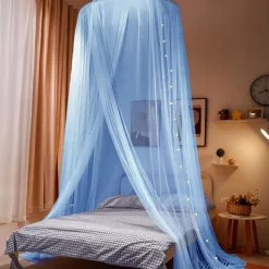 Indoor Mosquito Canopy Net with Top Easy Installation Suitable for Couples Family Encryption Thickening Version