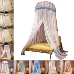 Indoor Mosquito Canopy Net with Top Easy Installation Suitable for Couples Family Encryption Thickening Version