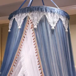 Indoor Mosquito Net Bed Canopy Mosquito Net with Top Easy Installation Suitable for Couples Family, Romantic Atmosphere in Summer Encryption Thickening Version