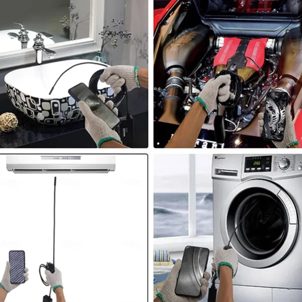 Industrial Borescope for Android, 200W Pixel Endoscope with 25FPS Image Transmission, IP67 Waterproof, TYPE-C Interface, MFI Certified, Ideal for Automotive and Home Inspections