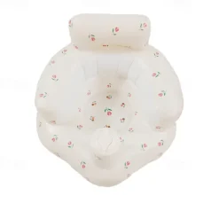 Infant Bath Chair, Inflatable Seat, Low Seat, Low Center of Gravity, Full Protection, Back Support, Convenient Seating, Dining Chair, Bathing Assist, Multi-Purpose Baby Sofa, Folding Air Seat