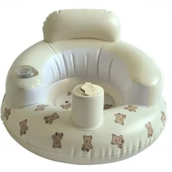 Infant Bath Chair, Inflatable Seat, Low Seat, Low Center of Gravity, Full Protection, Back Support, Convenient Seating, Dining Chair, Bathing Assist, Multi-Purpose Baby Sofa, Folding Air Seat