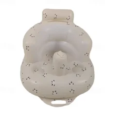 Infant Bath Chair, Inflatable Seat, Low Seat, Low Center of Gravity, Full Protection, Back Support, Convenient Seating, Dining Chair, Bathing Assist, Multi-Purpose Baby Sofa, Folding Air Seat