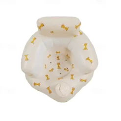 Infant Bath Chair, Inflatable Seat, Low Seat, Low Center of Gravity, Full Protection, Back Support, Convenient Seating, Dining Chair, Bathing Assist, Multi-Purpose Baby Sofa, Folding Air Seat