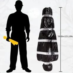 Inflatable Bloody Corpse Bag Halloween Decorations Outdoor Clearance, Scary Halloween Kills Body Decorations Indoor, Realistic Murder Scene Halloween Room Decor