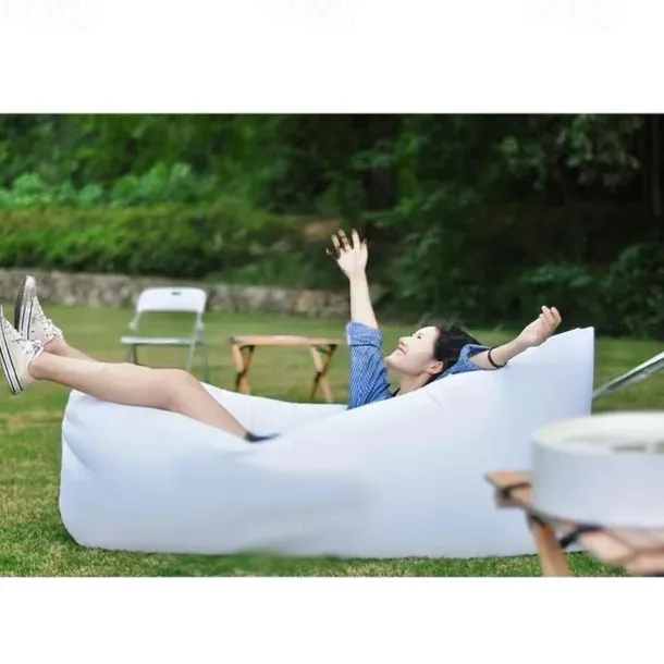 Inflatable Lounger, Portable,Waterproof For Backyard Lakeside Beach Traveling Camping Picnics & Music Festivals Camping, Lazy Inflatable Sofa