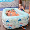 Inflatable Swimming Pool, Family Swimming Pool, Kids Pools with Sunshade for Indoor, Outdoor, Garden, Backyard