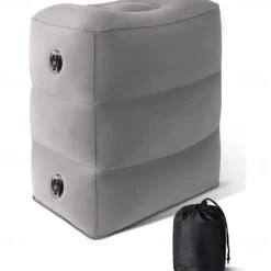 Inflatable Travel Pillow for Kids and Adults, Adjustable Height Airplane Pillow for Sleeping on the Go, Suitable for Office