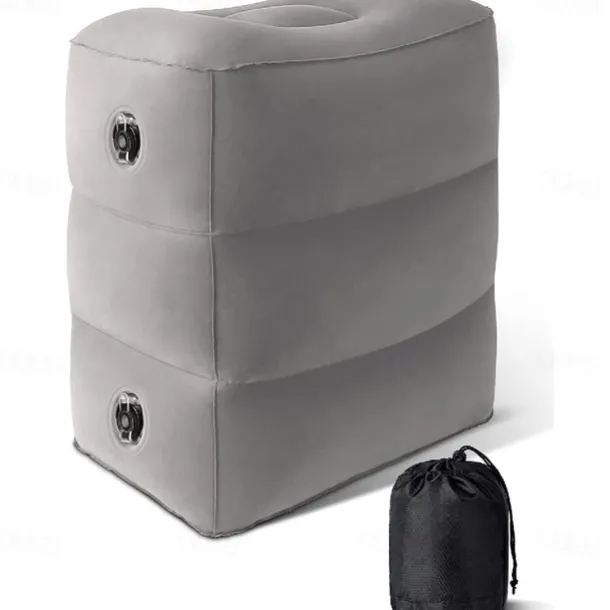 Inflatable Travel Pillow for Kids and Adults, Adjustable Height Airplane Pillow for Sleeping on the Go, Suitable for Office