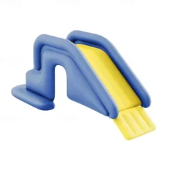 Inflatable Water Slide Swimming Pool Play Center with Built in Sprayers for Kids and Adults