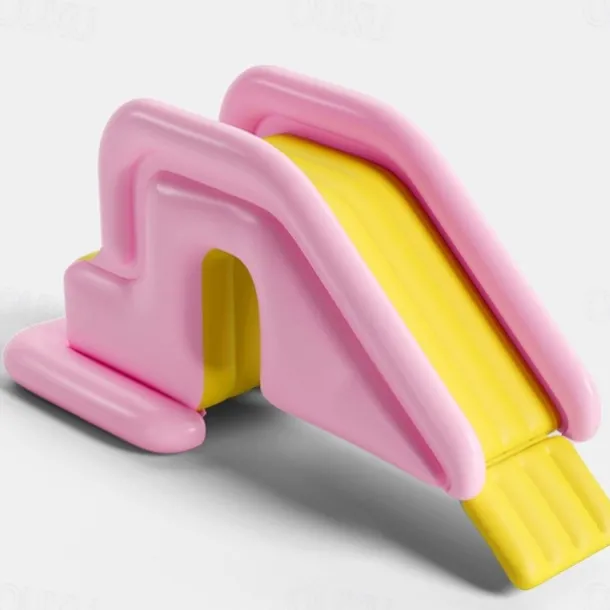 Inflatable Water Slide Swimming Pool Play Center with Built in Sprayers for Kids and Adults