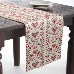 Inspired by William Morris Art Style Print Country Style Table Runner, Kitchen Dining Table Decor, Print Decor Table Runners for Indoor Outdoor Home Farmhouse Holiday Wedding Birthday Party Decoration