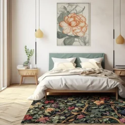 Inspired William Morris Area Rug Kitchen Mat Non-Slip Oil Proof Floor Mat Livingroom Rug Indoor Outdoor Mat Bedroom Decor Bathroom Mat Entrance Rug Door Mat