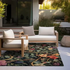 Inspired William Morris Area Rug Kitchen Mat Non-Slip Oil Proof Floor Mat Livingroom Rug Indoor Outdoor Mat Bedroom Decor Bathroom Mat Entrance Rug Door Mat