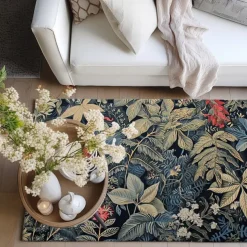 Inspired William Morris Area Rug Kitchen Mat Non-Slip Oil Proof Floor Mat Livingroom Rug Indoor Outdoor Mat Bedroom Decor Bathroom Mat Entrance Rug Door Mat