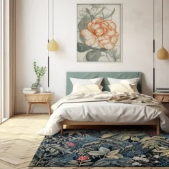 Inspired William Morris Area Rug Kitchen Mat Non-Slip Oil Proof Floor Mat Livingroom Rug Indoor Outdoor Mat Bedroom Decor Bathroom Mat Entrance Rug Door Mat