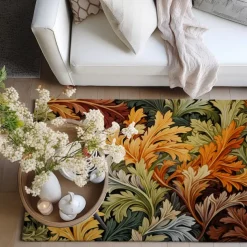 Inspired William Morris Area Rug Kitchen Mat Non-Slip Oil Proof Floor Mat Livingroom Rug Indoor Outdoor Mat Bedroom Decor Bathroom Mat Entrance Rug Door Mat