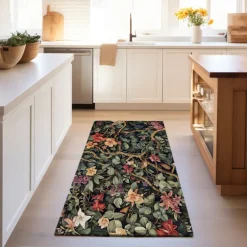 Inspired William Morris Area Rug Kitchen Mat Non-Slip Oil Proof Floor Mat Livingroom Rug Indoor Outdoor Mat Bedroom Decor Bathroom Mat Entrance Rug Door Mat