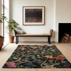 Inspired William Morris Area Rug Kitchen Mat Non-Slip Oil Proof Floor Mat Livingroom Rug Indoor Outdoor Mat Bedroom Decor Bathroom Mat Entrance Rug Door Mat