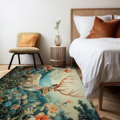 Inspired William Morris Area Rug Kitchen Mat Non-Slip Oil Proof Floor Mat Livingroom Rug Indoor Outdoor Mat Bedroom Decor Bathroom Mat Entrance Rug Door Matg Door Mat