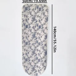 Ironing Board Cover High-Temperature Resistant Cotton - Washable, Non-Fading, Fits Various Sizes for Home Use