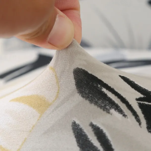 Jacquard Fabric Armless Sofa Bed Cover Sofa New Year Decor Slipcovers Stretch Protector Elastic Bench Cover