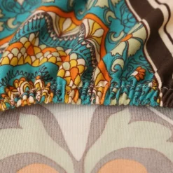 Jacquard Fabric Armless Sofa Bed Cover Sofa New Year Decor Slipcovers Stretch Protector Elastic Bench Cover