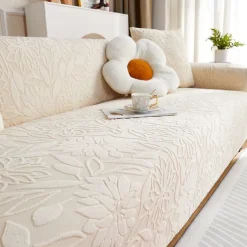 Jacquard Velvet Elastic Sofa Cover All-Inclusive Universal Cover Four Seasons Universal New 2025 Anti-Cat Scratch Dust-Proof Sofa Cover