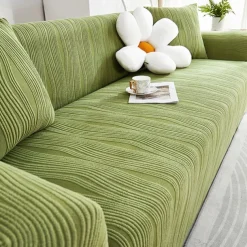 Jacquard Velvet Elastic Sofa Cover All-Inclusive Universal Cover Four Seasons Universal Lazy One-Piece Anti-Cat Scratch Sofa Cushion Durable and Stretchable Perfect for Year-Round Protection Easy to Install and Clean