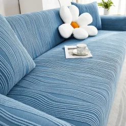 Jacquard Velvet Elastic Sofa Cover All-Inclusive Universal Cover Four Seasons Universal Lazy One-Piece Anti-Cat Scratch Sofa Cushion Durable and Stretchable Perfect for Year-Round Protection Easy to Install and Clean