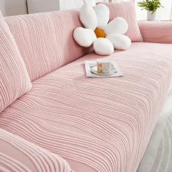 Jacquard Velvet Elastic Sofa Cover All-Inclusive Universal Cover Four Seasons Universal Lazy One-Piece Anti-Cat Scratch Sofa Cushion Durable and Stretchable Perfect for Year-Round Protection Easy to Install and Clean