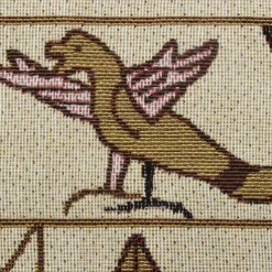 Jacquard Woven Tapestry Gobelin Aubusson Tapestry Wall Hanging Bayeux Tapestry Loom Cotton Weave Living Room Bedroom Decoration(without Stick and Tassels)