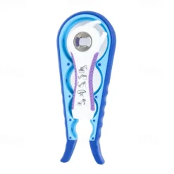 Jar Opener 5 in 1 Multi Function Can Opener Bottle Opener Kit with Silicone Handle Easy to Use for Children Elderly and Arthritis Sufferers