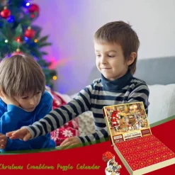 Jigsaw Puzzle Advent Calendar 2025-1008 Pieces Jigsaw Puzzle for Adult Kids,24 Days Countdown Calendar,The Birth of Jesus,Family Game Puzzle,Christmas Gift Idea for Teens