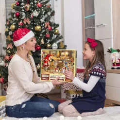 Jigsaw Puzzle Advent Calendar 2025-1008 Pieces Jigsaw Puzzle for Adult Kids,24 Days Countdown Calendar,The Birth of Jesus,Family Game Puzzle,Christmas Gift Idea for Teens