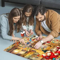 Jigsaw Puzzle Advent Calendar 2025-1008 Pieces Jigsaw Puzzle for Adult Kids,24 Days Countdown Calendar,The Birth of Jesus,Family Game Puzzle,Christmas Gift Idea for Teens