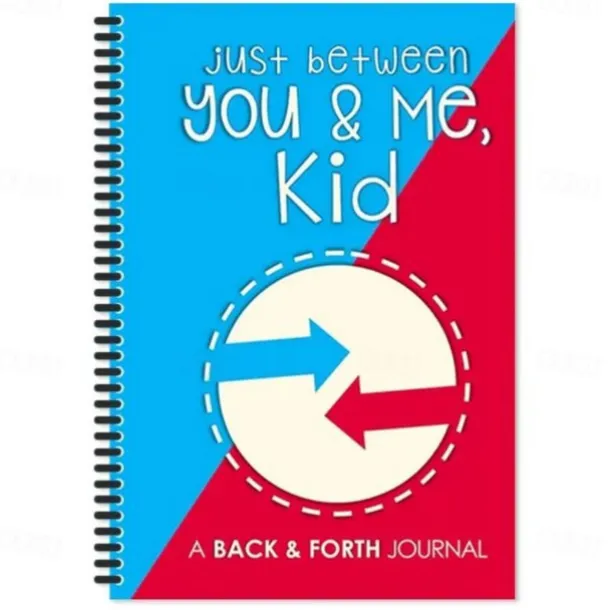 Just Between You & Me, Kid,A Back & Forth Journal Between Grown-Up & Kid,Heartfelt Parent-Child Interactive Journal with Prompts for Meaningful Conversations, Shared Memories & Creative Expression
